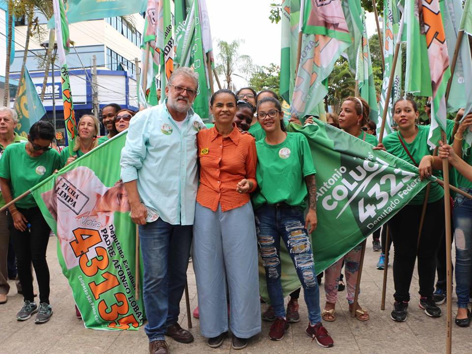 Marina Silva faz campanha em Taubaté