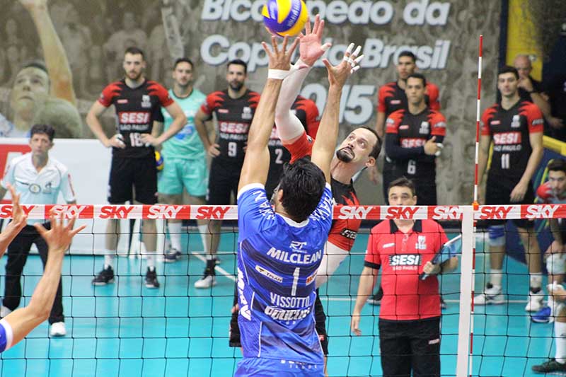 EMS Taubaté Funvic perde para SESI na Superliga Cimed Masculina