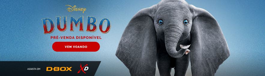 Cinemark anuncia pré-venda de ‘Dumbo’