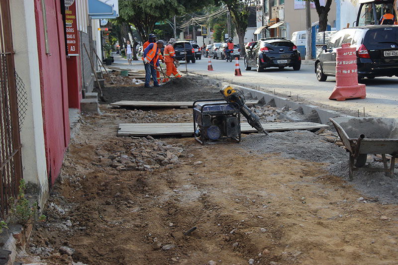 Obras interditam trechos do centro  de Taubaté no sábado e na segunda