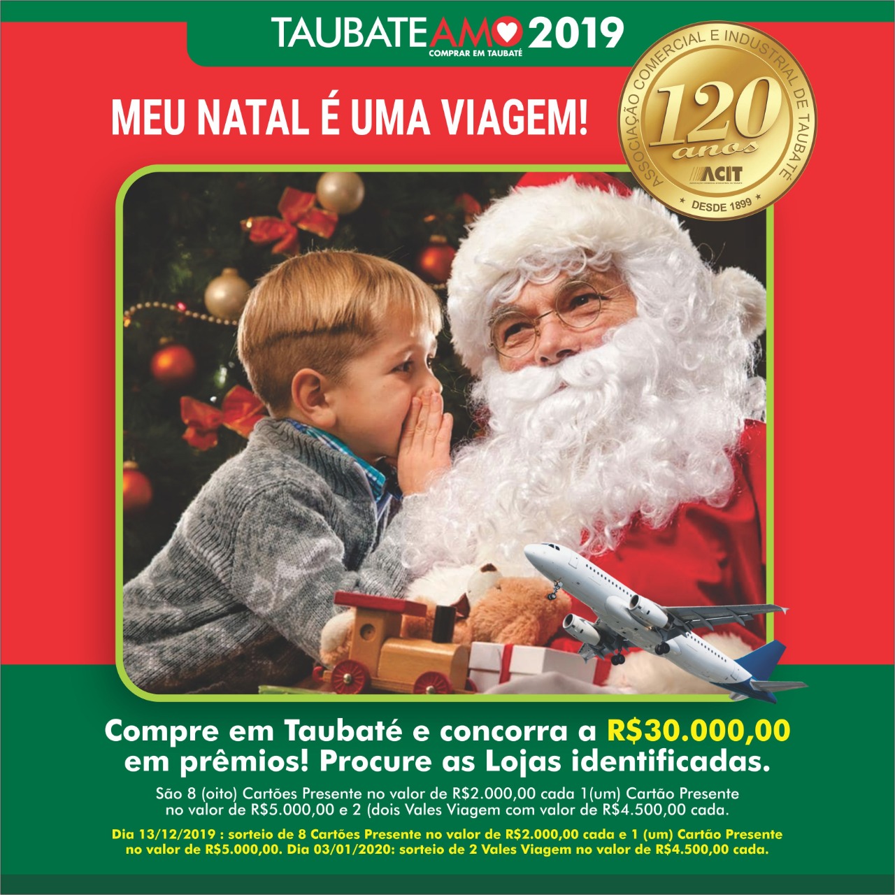 ACIT lança campanha promocional “Meu Natal é uma viagem”