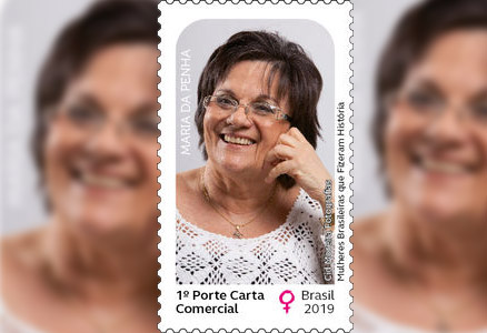 Maria da Penha é a 5ª homenageada da série Mulheres Brasileiras