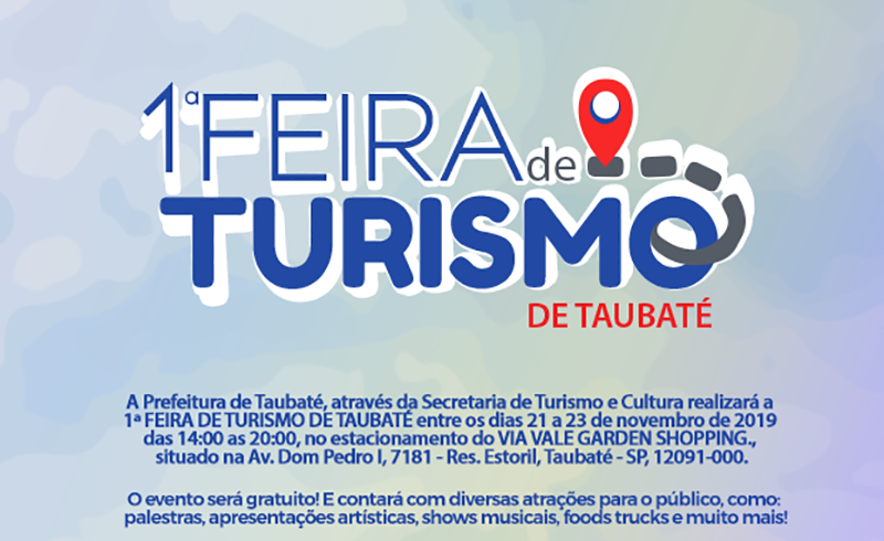 Via Vale recebe 1ª Feira de Turismo de Taubaté