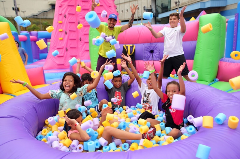 CenterVale Shopping abre a temporada de férias e recebe o maior parque de infláveis da América Latina